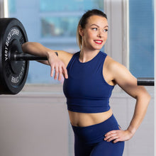 Lataa kuva Galleria-katseluun, Warrior Basic Crop Top blue