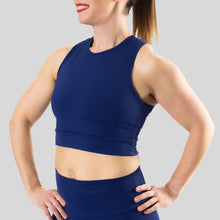 Lataa kuva Galleria-katseluun, Warrior Basic Crop Top blue
