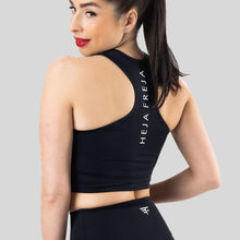 Lataa kuva Galleria-katseluun, Warrior Basic Crop Top black
