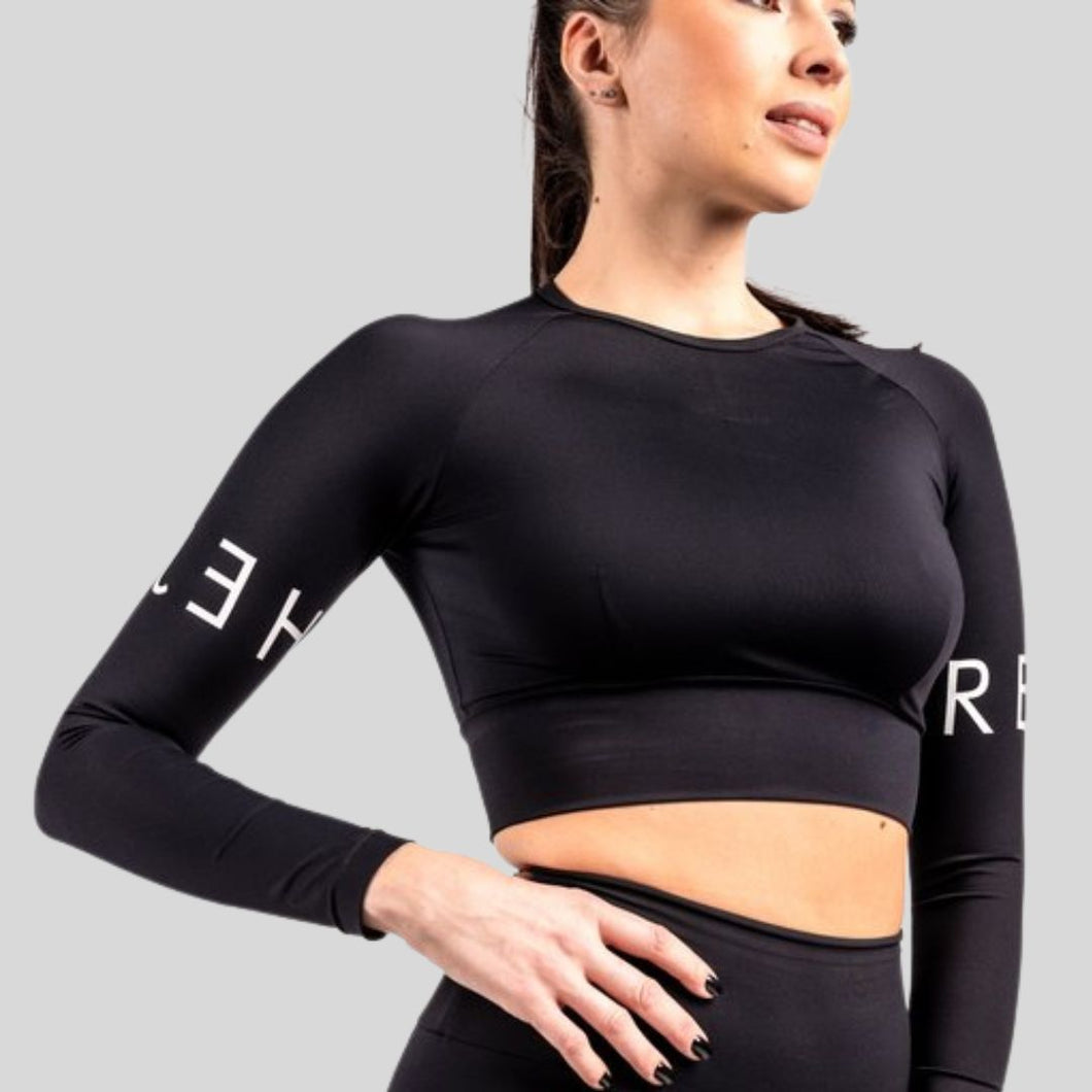 Warrior Logo Corp Top black